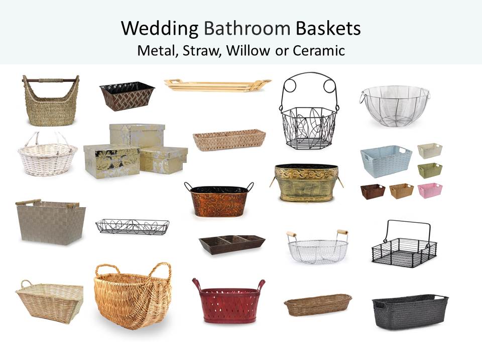 Wedding Bathroom Baskets Add a Sweet and Special Touch - World Bride  Magazine